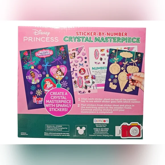 Disney Princess Crystal Sticker-By-Number Masterpiece - Picture 6 of 6